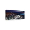 Trademark Fine Art Pierre Leclerc 'Vancouver City Mountain' Canvas Art, 14x32 PL00487-C1432GG